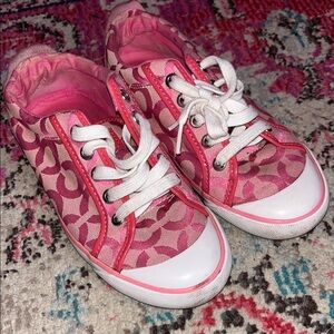 Women’s Pink Coach Sneakers